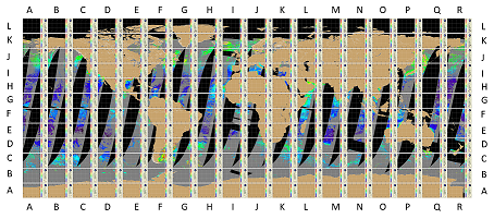 Sentinel-3 Sector Map