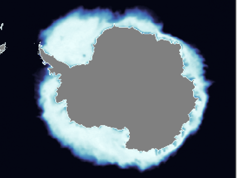 Map of Antarctica