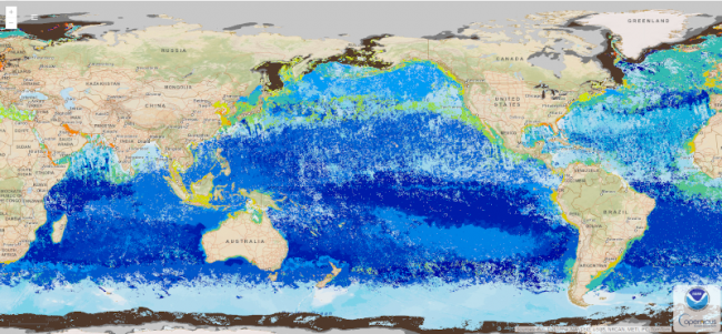 Map of Global Seascape classifications