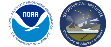 NOAA Emblem and GINA logo
